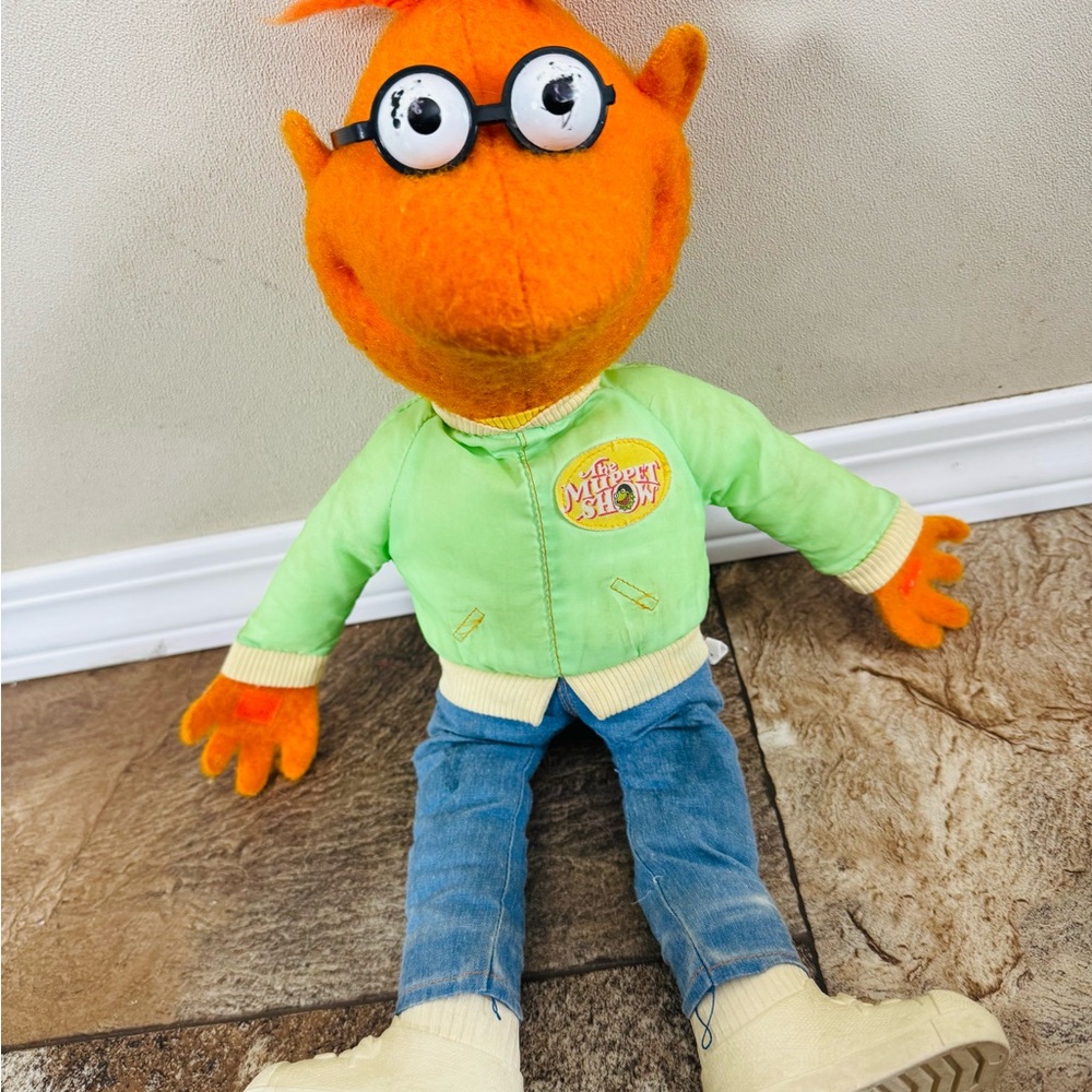 Vintage Muppet Scooter Plush Doll 1978